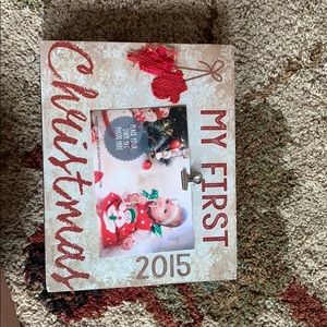 My first Christmas wall decor picture